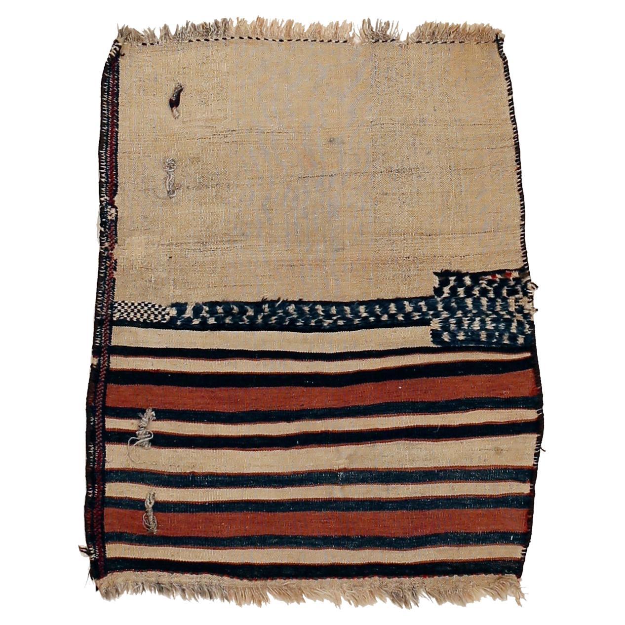 Antique Bakhtiari Tacheh Tribal Rug For Sale