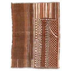 Antique Bakhtiari Tacheh Tribal Rug