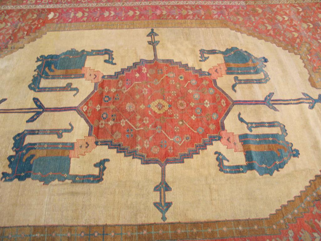 Antique Bakshaiesh Rug In Good Condition For Sale In New York, NY