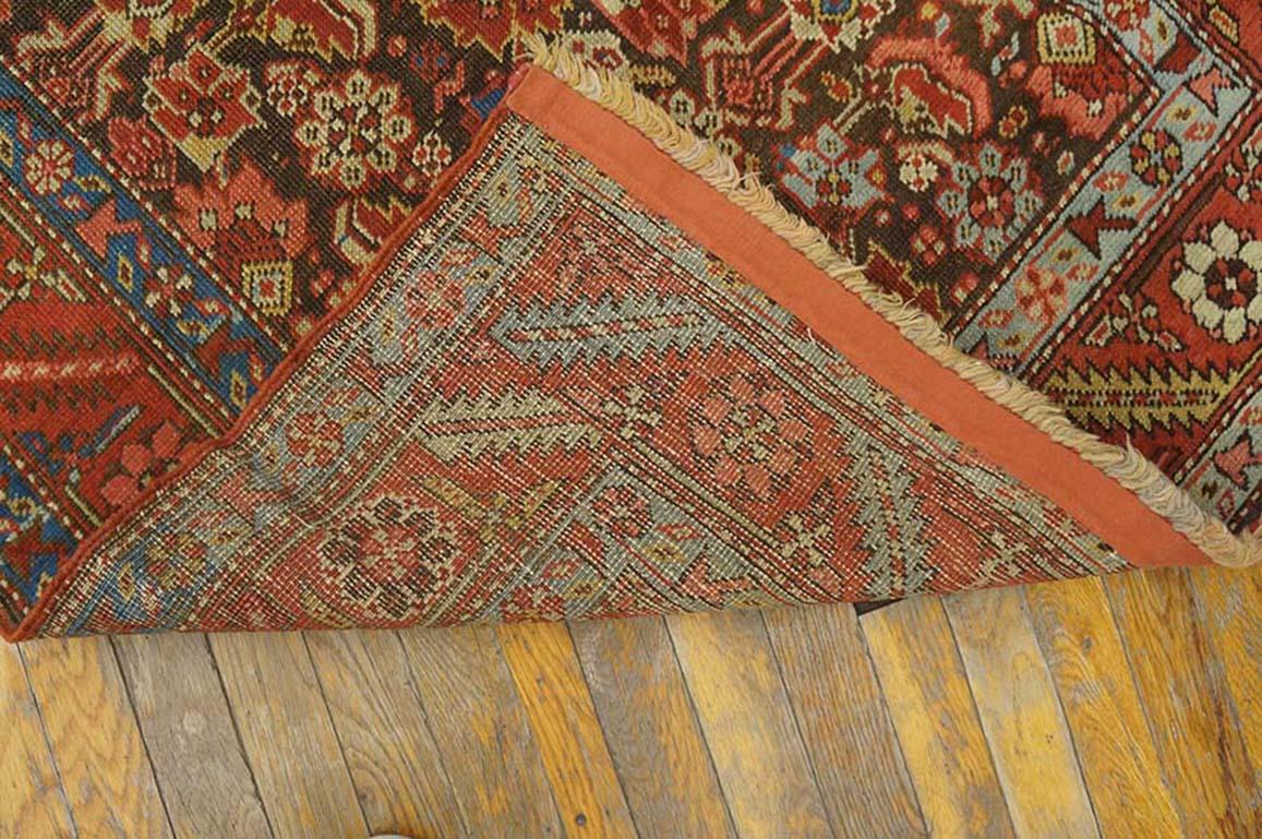 Late 19th Century 19th Century N.W. Persian Bakshaiesh Runner Carpet ( 3'5