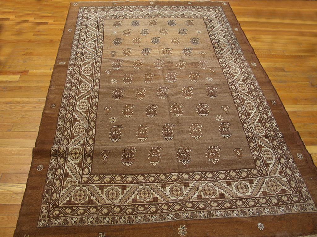 Mid-19th Century N.W. Persian Bakshaiesh Paisley Carpet 
4'10