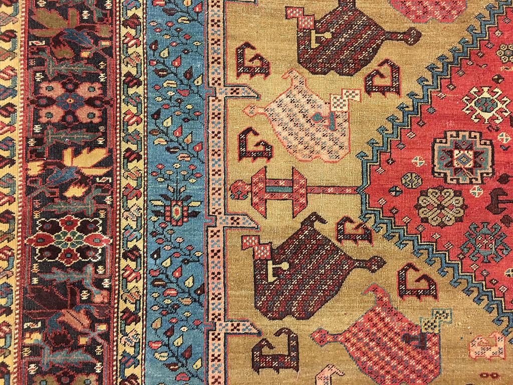 19th Century N.W. Persian Bakshaiesh Carpet ( 7'6