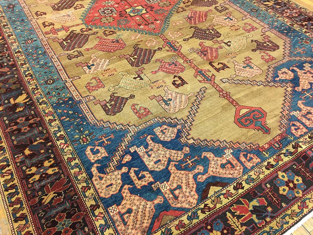 Mid-19th Century 19th Century N.W. Persian Bakshaiesh Carpet ( 7'6
