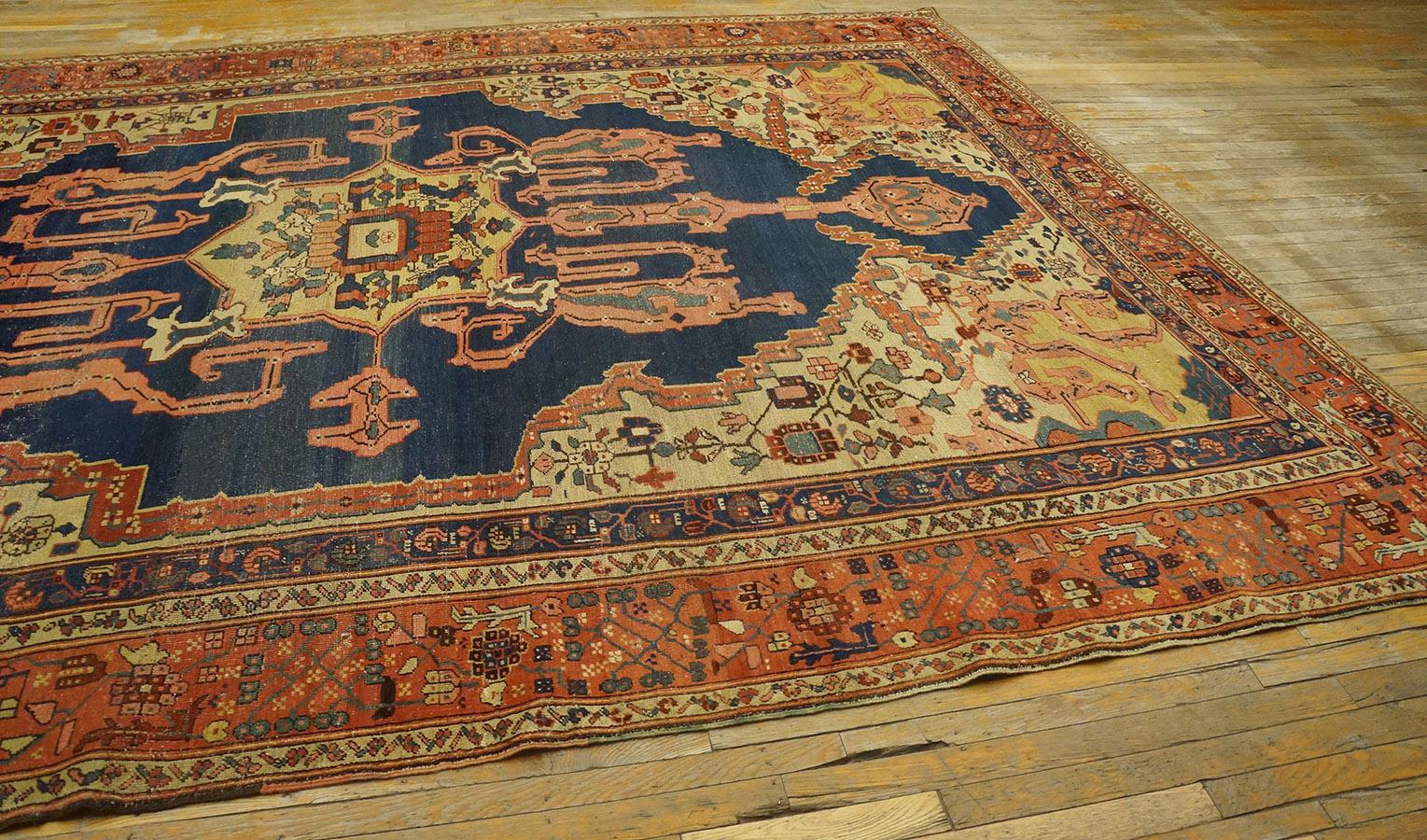 Antique Bakshaiesh Rug In Good Condition For Sale In New York, NY