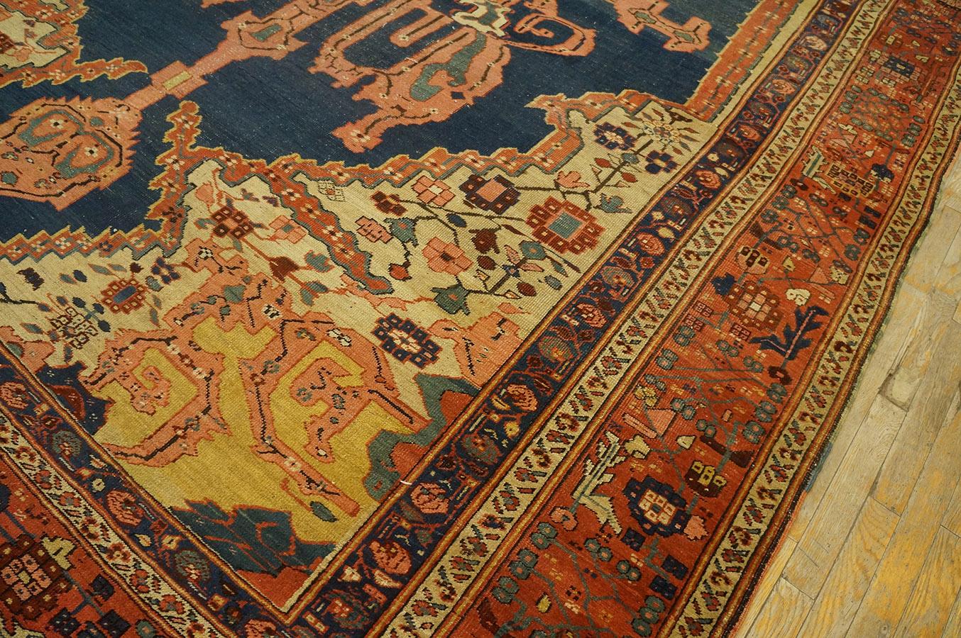 XIX secolo N.W. Tappeto persiano Bakshaiesh ( 9' x 12' - 274 x 366 ) in vendita 1