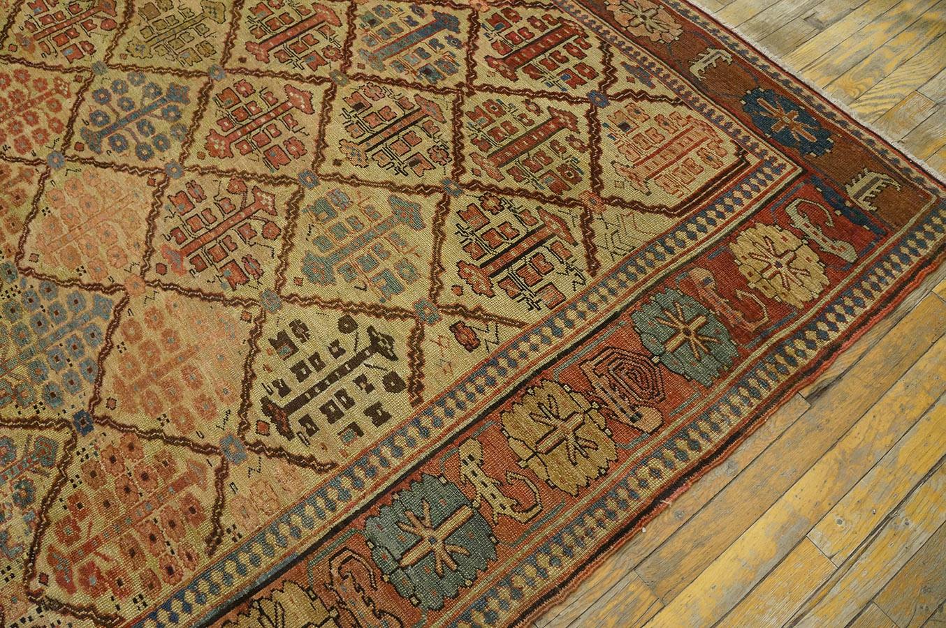 19th Century N.W. Persian Bakshaiesh Carpet ( 9' x 13'2