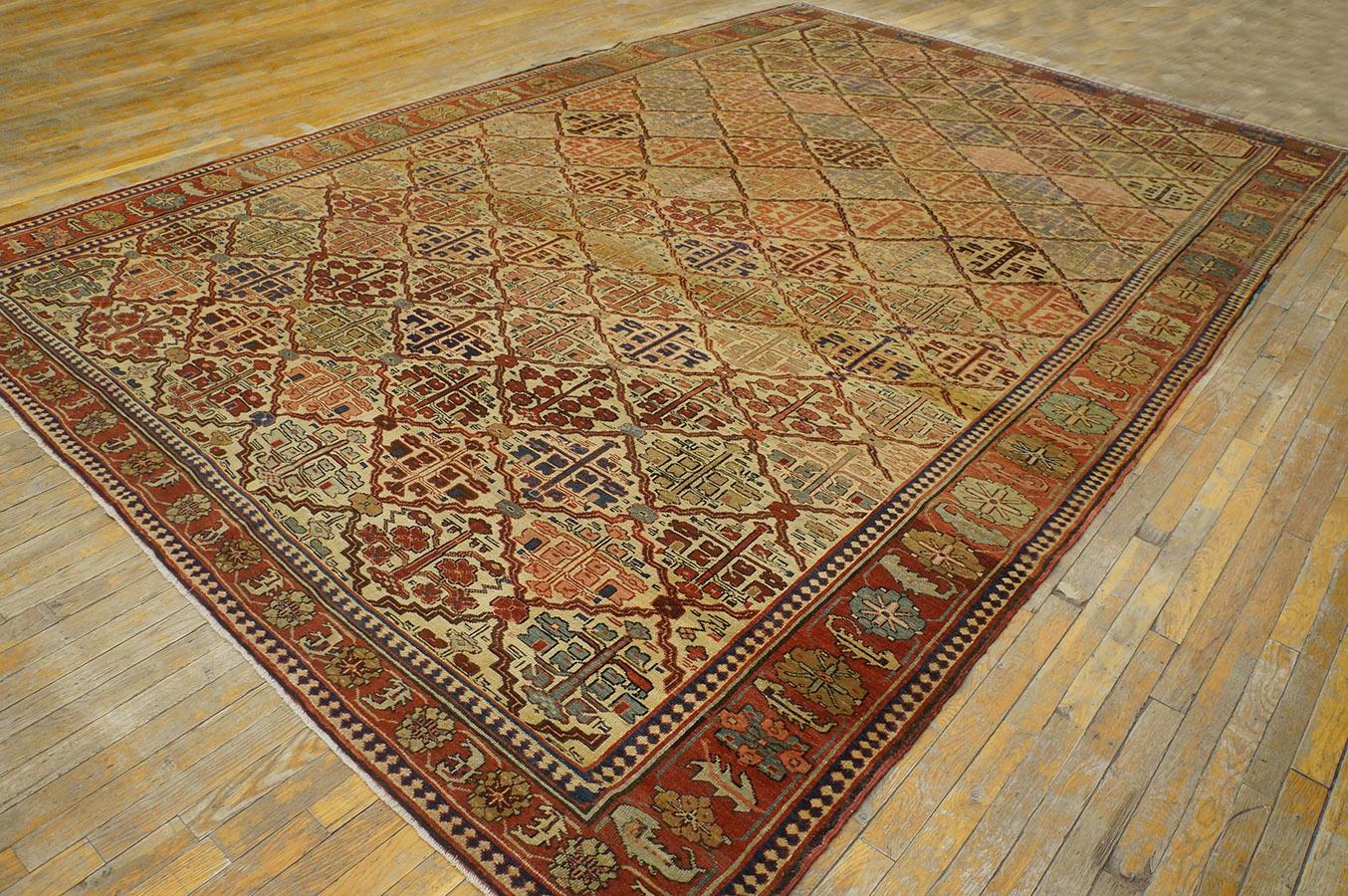 Bakshaish 19th Century N.W. Persian Bakshaiesh Carpet ( 9' x 13'2
