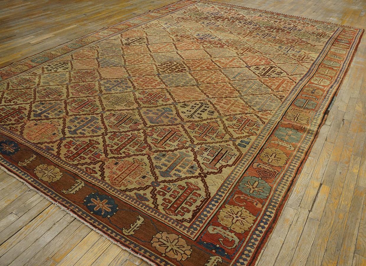 Lana XIX secolo N.W. Tappeto persiano Bakshaiesh ( 9' x 13'2