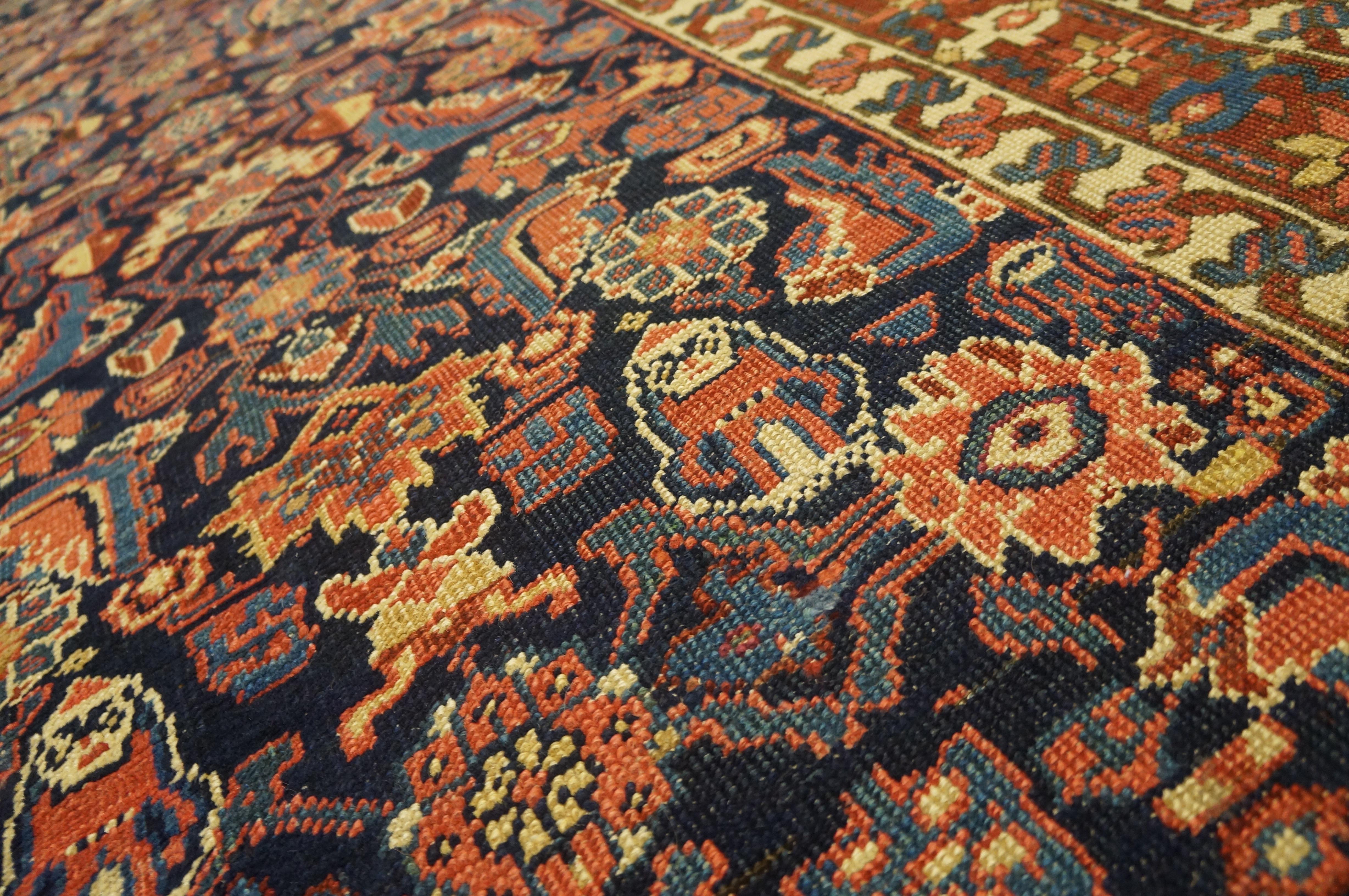 Early 20th Century N.W. Persian Bakshaiesh Runner Carpet ( 3'6