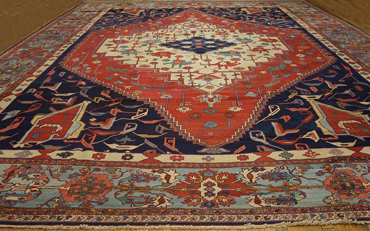 19th Century N.W. Persian Bakshaiesh Carpet ( 16'3