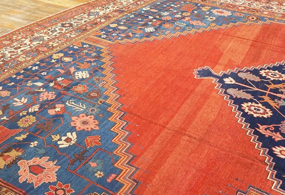 Late 19th Century 19th Century N.W. Persian  Bakshaiesh Carpet ( 15'8