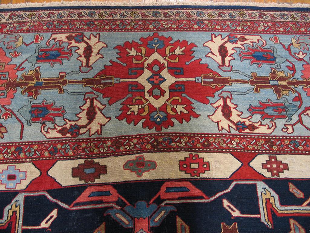 Wool 19th Century N.W. Persian Bakshaiesh Carpet ( 16'3