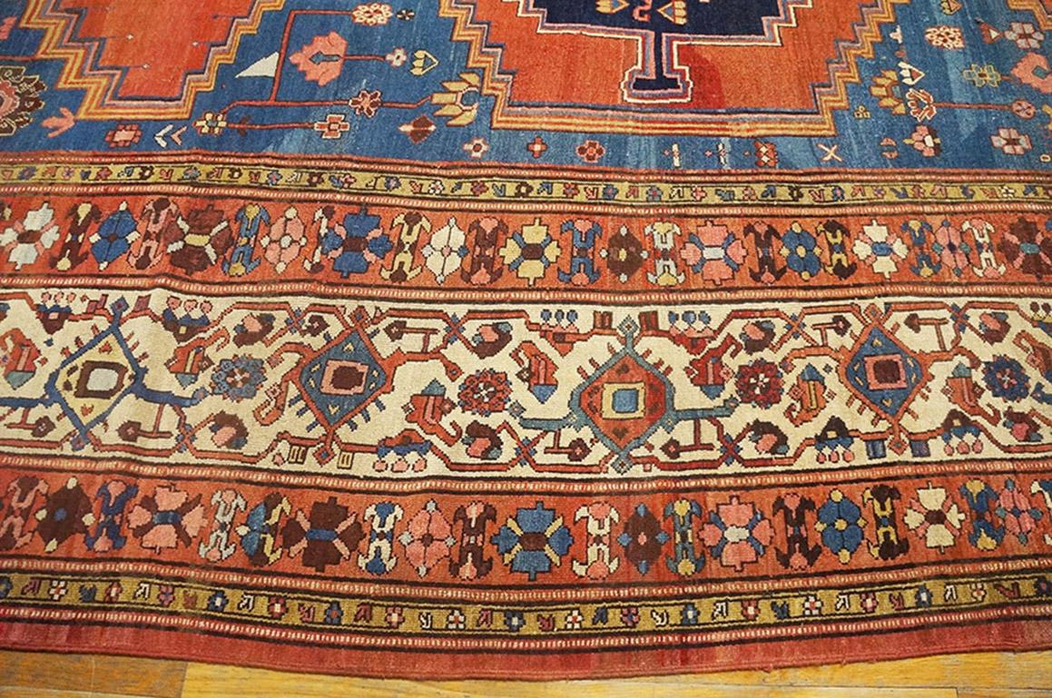 Wool 19th Century N.W. Persian  Bakshaiesh Carpet ( 15'8