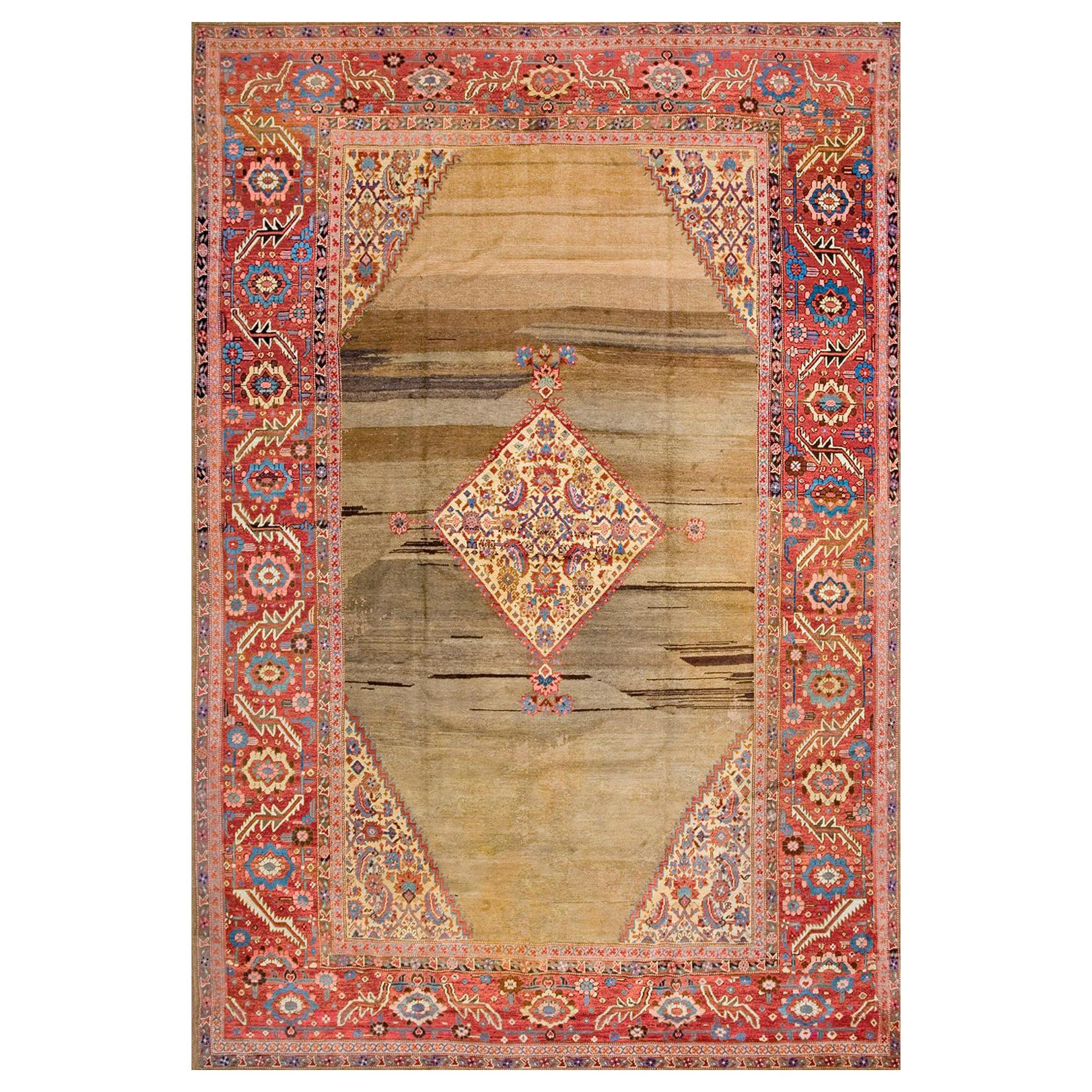 19th Century N.W. Persian Bakshaiesh Carpet ( 9' x 12'6" - 275 x 380 ) For Sale