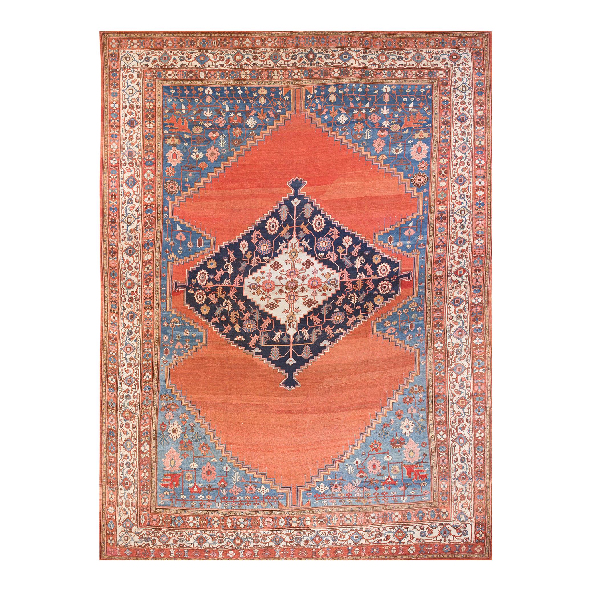 19th Century N.W. Persian  Bakshaiesh Carpet ( 15'8" x 21' - 477 x 640 )