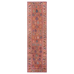 Antique 19th Century N.W. Persian Bakshaiesh Carpet ( 3'4" x 12'6" - 102  x  380 )
