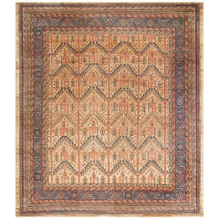 19th Century Persian Bakshaiesh Carpet ( 12'6" x 14'2" - 382 x 432 )