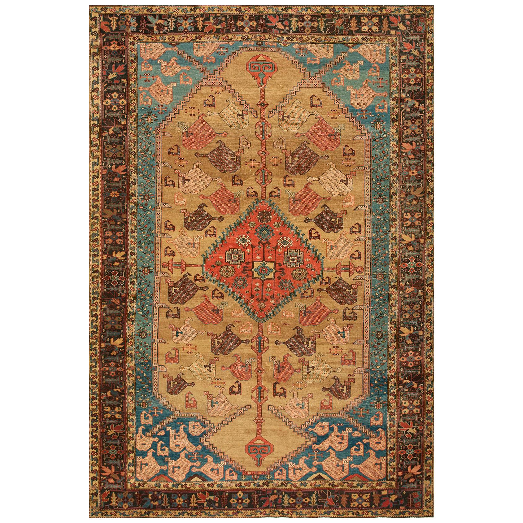 19th Century N.W. Persian Bakshaiesh Carpet ( 7'6" x 11'4" - 230 x 345 ) For Sale