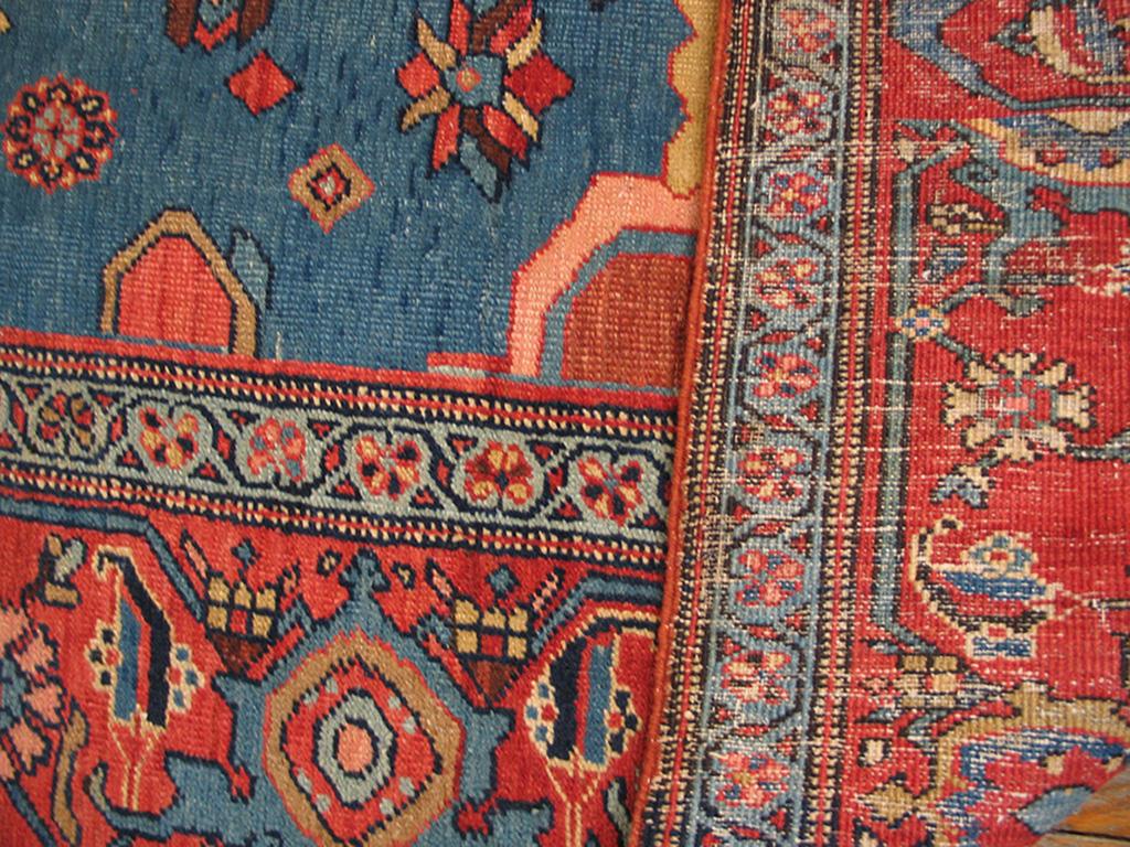 Wool 19th Century N.W. Persian Bakhshaiesh Carpet  ( 10'8