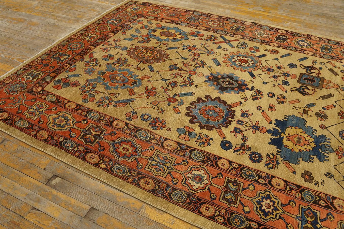 19th Century N.W. Persian Bakshaiesh Carpet ( 6'4'' x 10'8'' - 193 x 325 ) For Sale 4