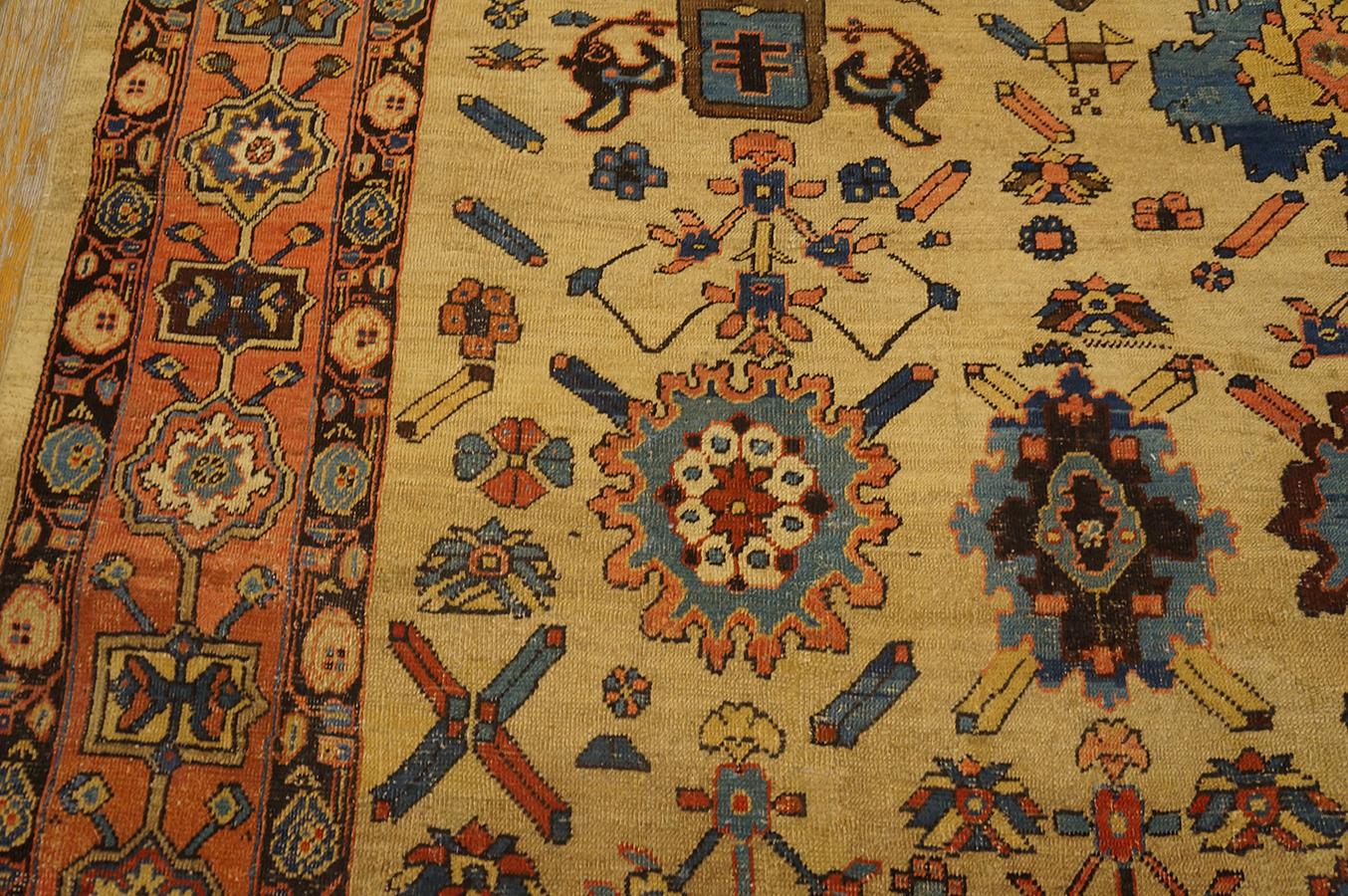 19th Century N.W. Persian Bakshaiesh Carpet ( 6'4'' x 10'8'' - 193 x 325 ) For Sale 5