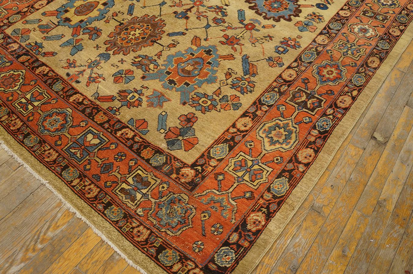 Wool 19th Century N.W. Persian Bakshaiesh Carpet ( 6'4'' x 10'8'' - 193 x 325 ) For Sale