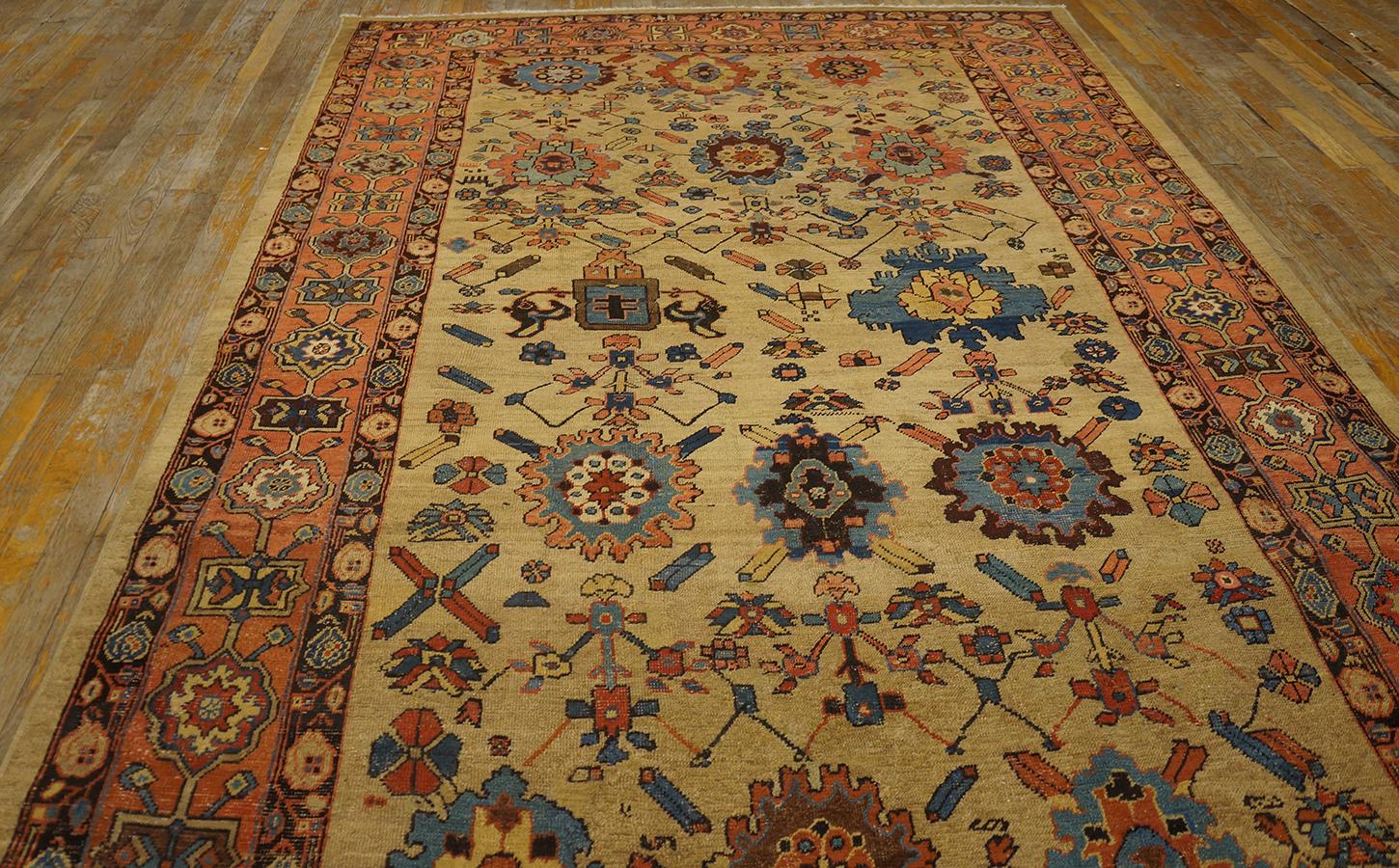 19th Century N.W. Persian Bakshaiesh Carpet ( 6'4'' x 10'8'' - 193 x 325 ) For Sale 2