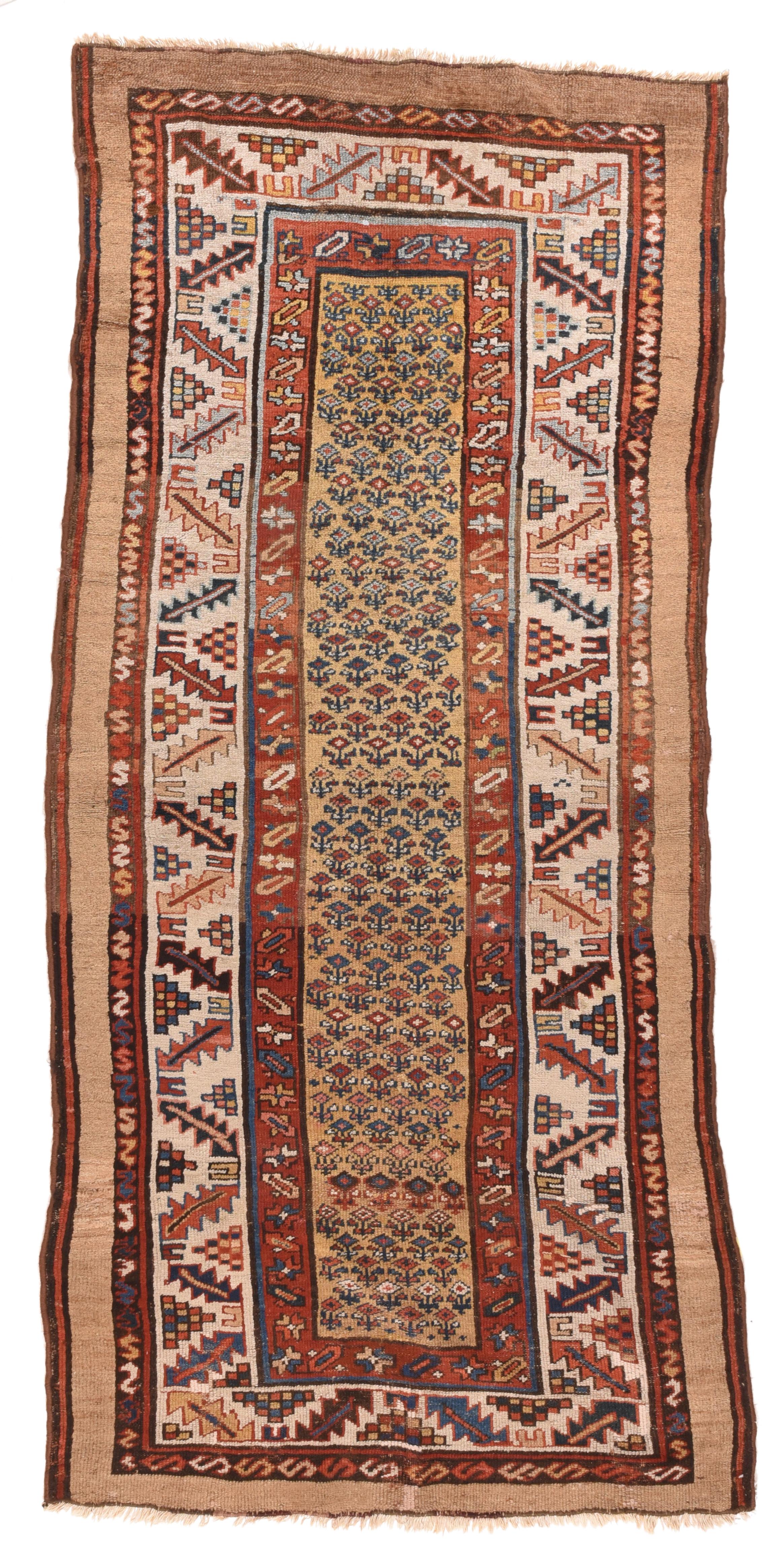 Antique Bakshaish Rug' In Good Condition For Sale In New York, NY