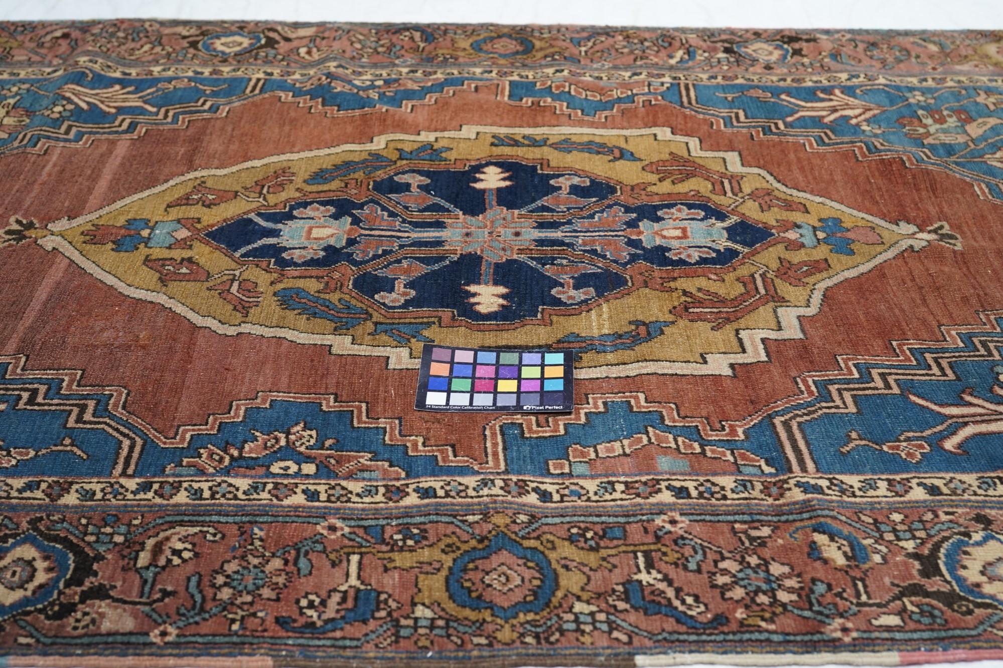 Antique Bakshaish Rug For Sale 4