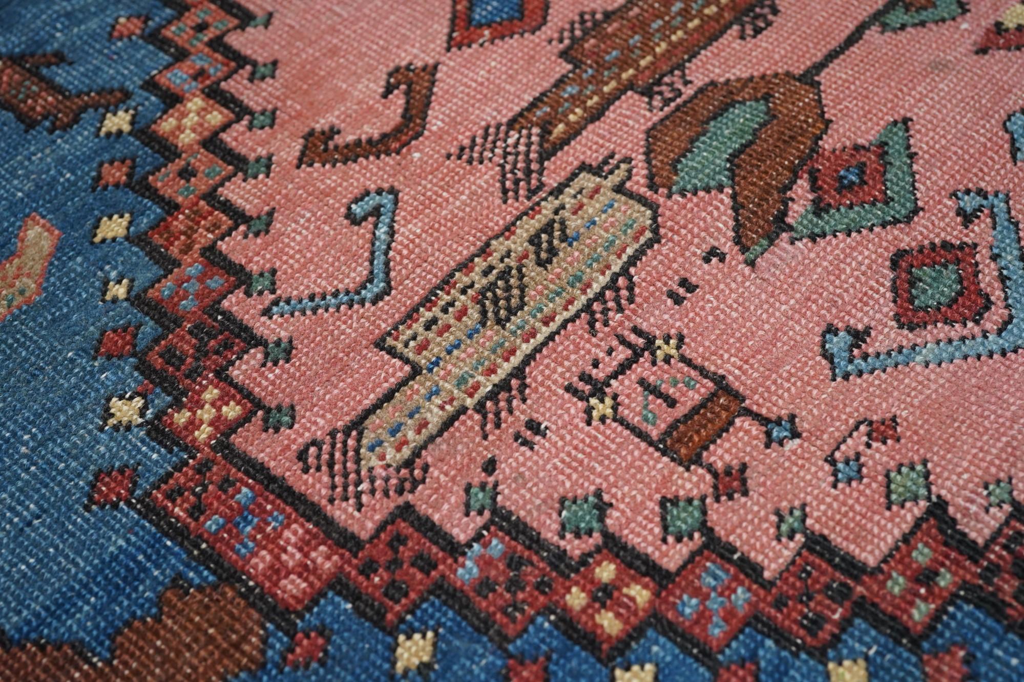 Wool Antique Bakshaish Rug For Sale