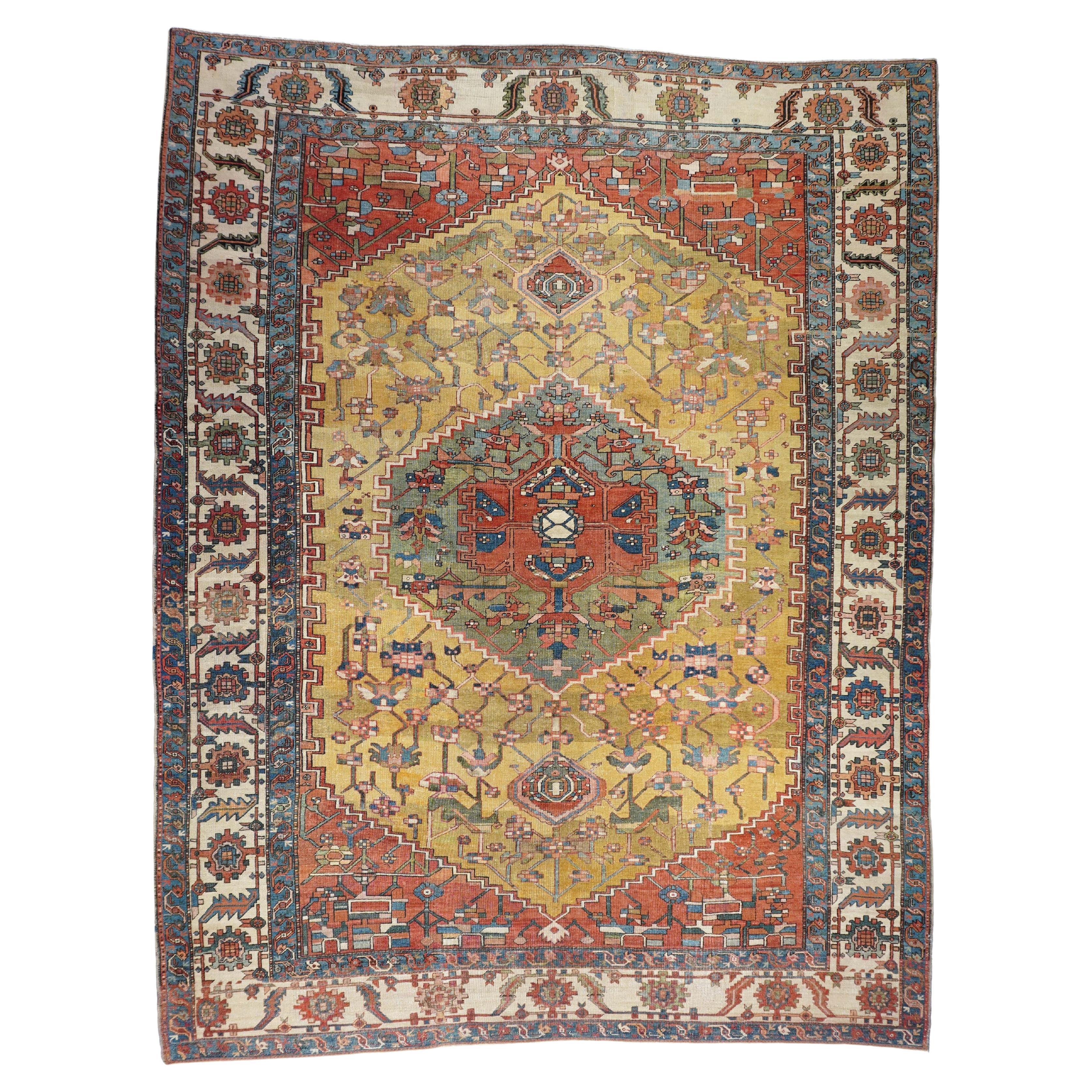 Antique Bakshaish Rug