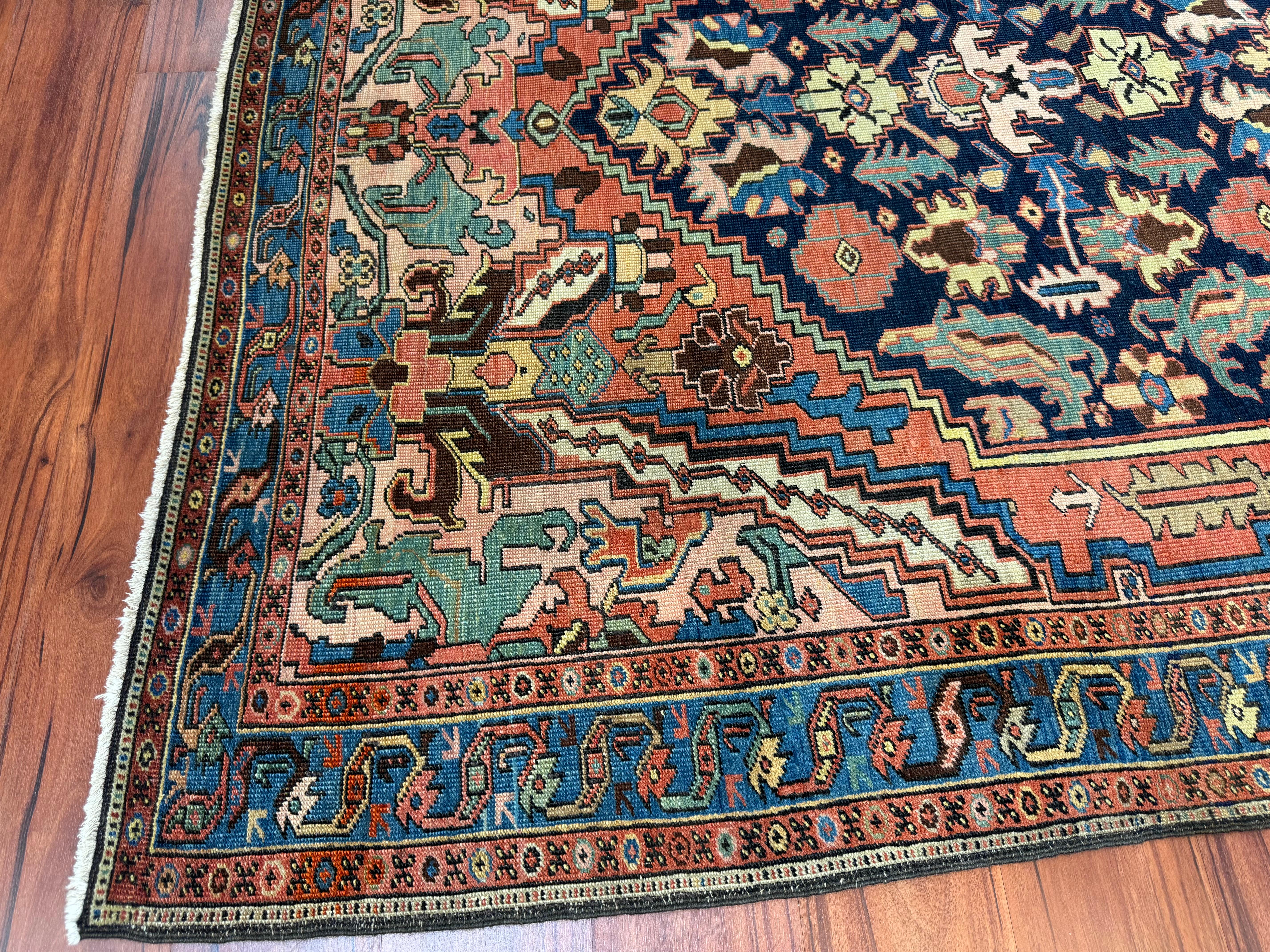 Antique Bakshaish Rug  For Sale 1