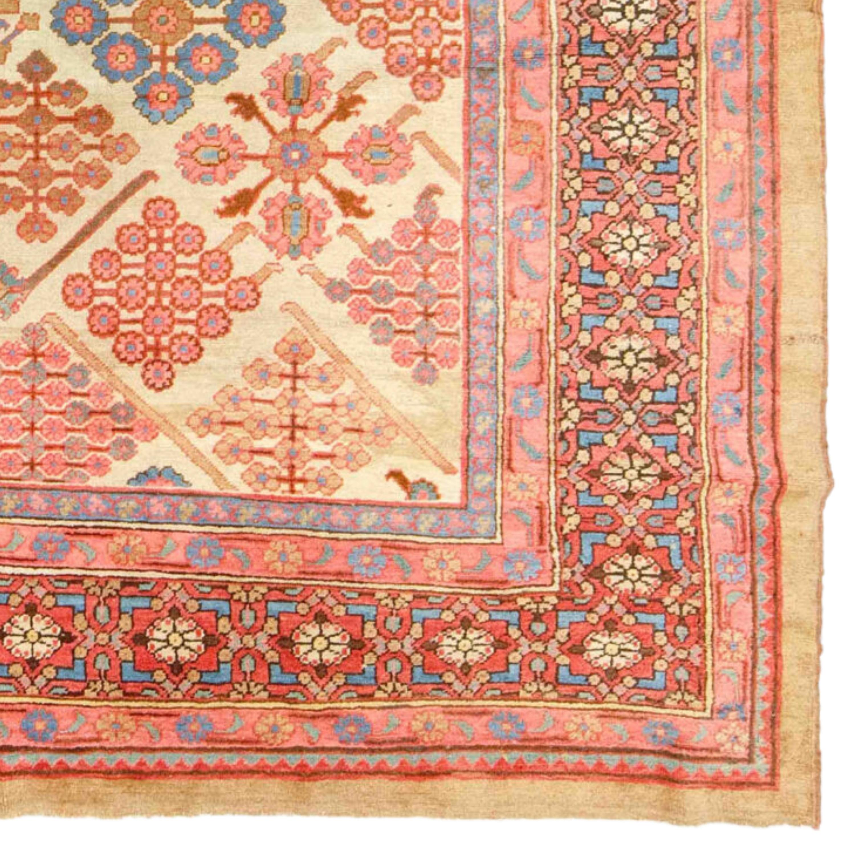 Wool Antique Bakshaish Rug - Late of the 19th Century Bakshaish Rug, Antique Rug For Sale