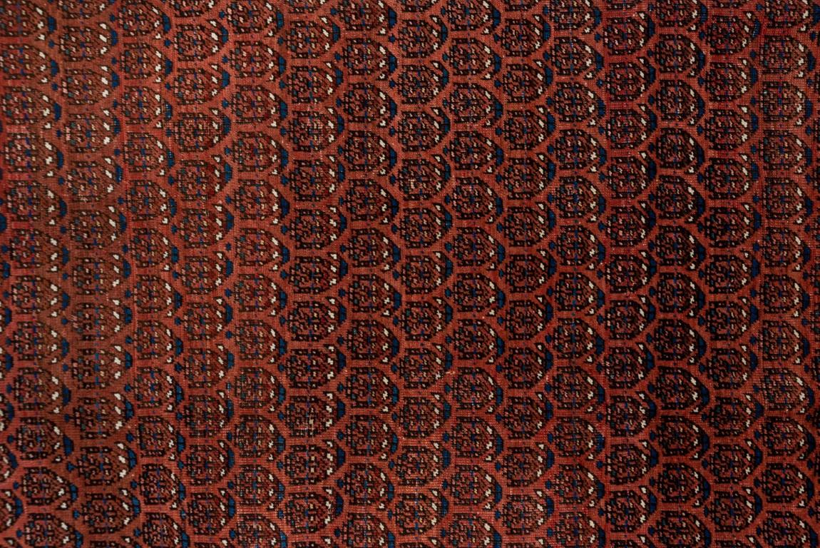 Hand-Knotted Antique Bakshayesh Heriz Long Carpet, Camel Toned Field  For Sale