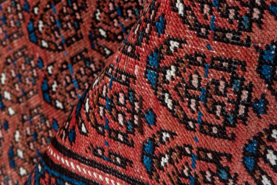 Antique Bakshayesh Heriz Long Carpet, Camel Toned Field  For Sale 1