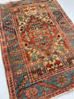 Antique Bakshayesh-Heriz Scatter Rug, c. 1920's