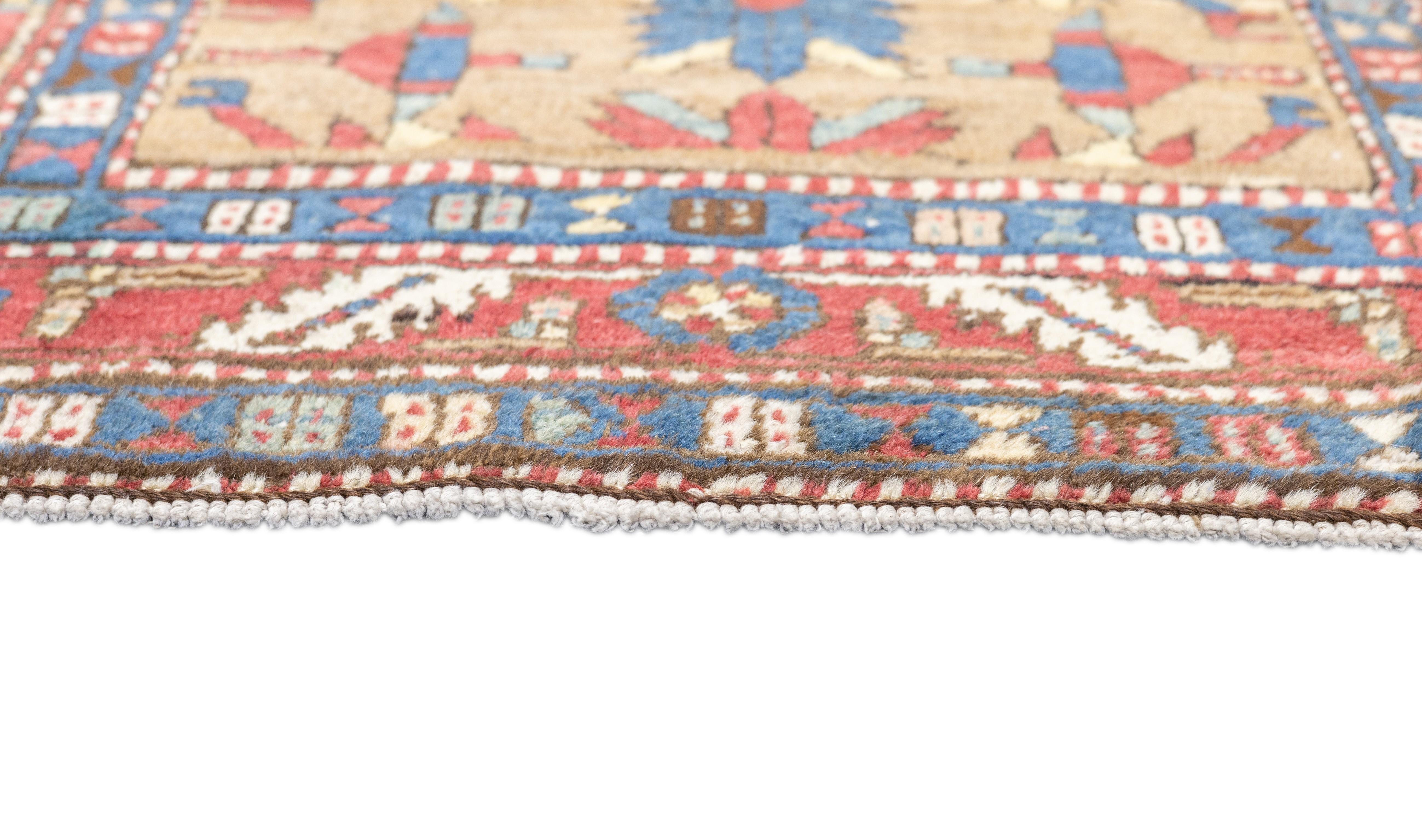 Antiker Bakshayesh-Teppich 3' x 12'11'' im Zustand „Gut“ im Angebot in New York, NY