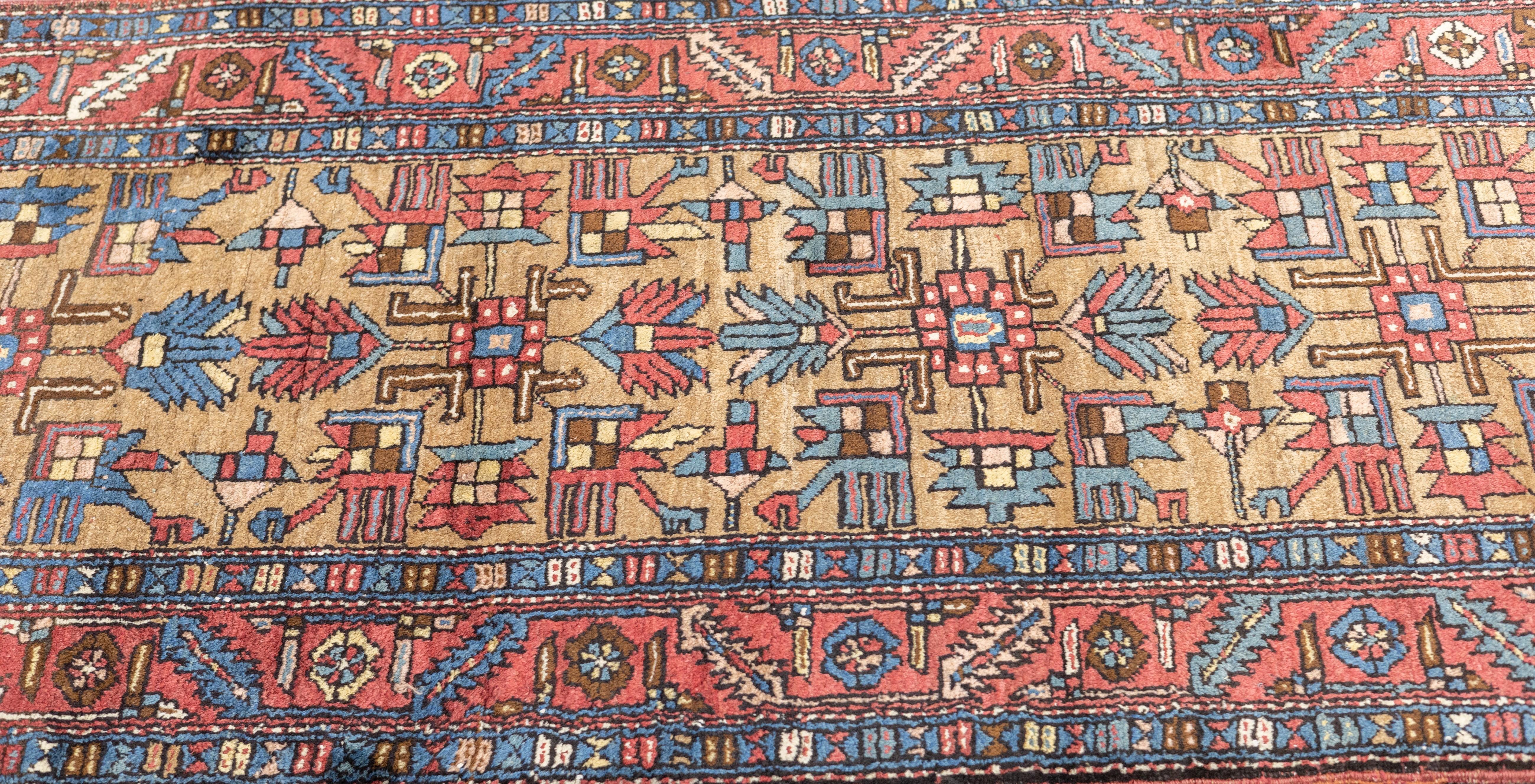 Antiker Bakshayesh-Teppich 3' x 12'11'' im Angebot 1