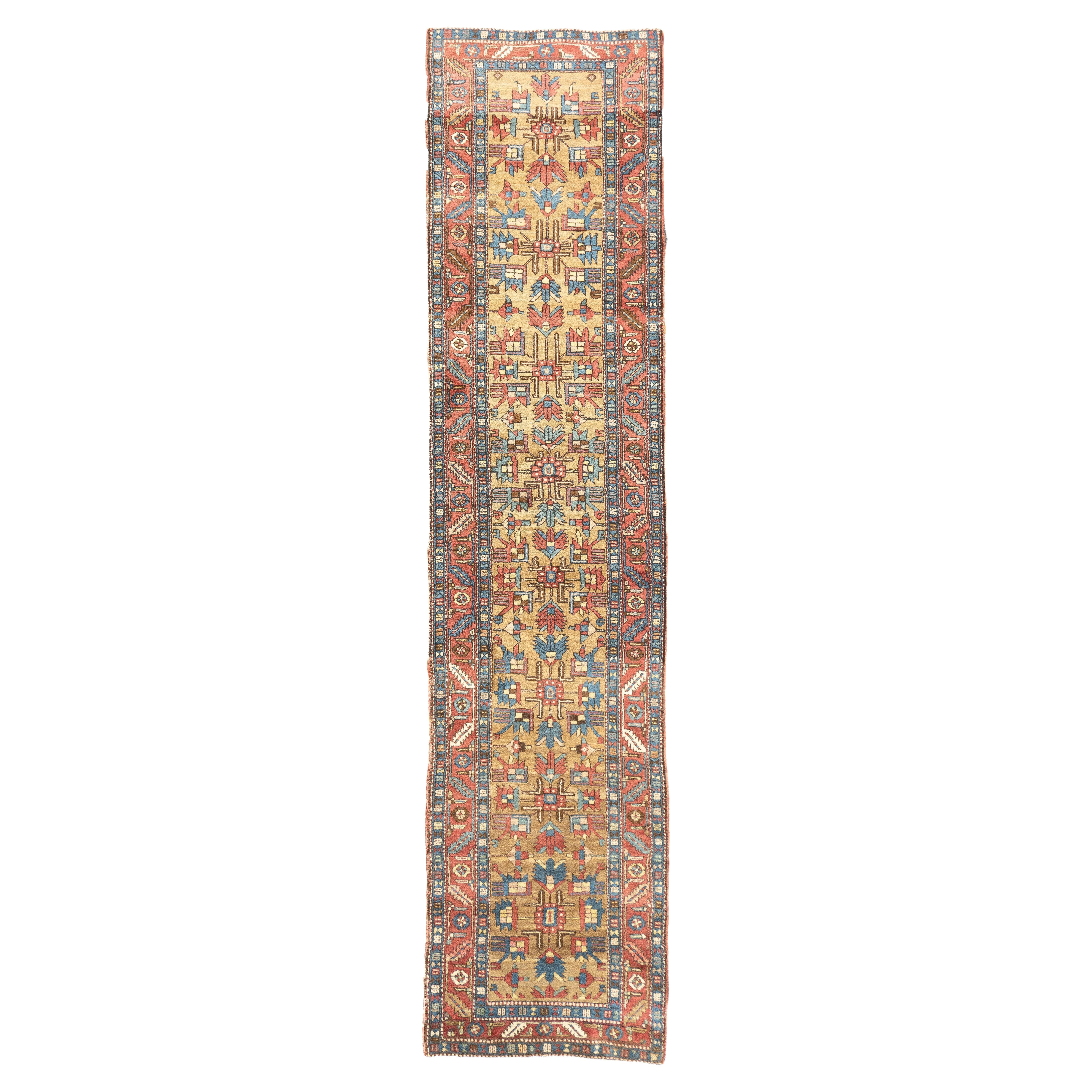Antiker Bakshayesh-Teppich 3' x 12'11''