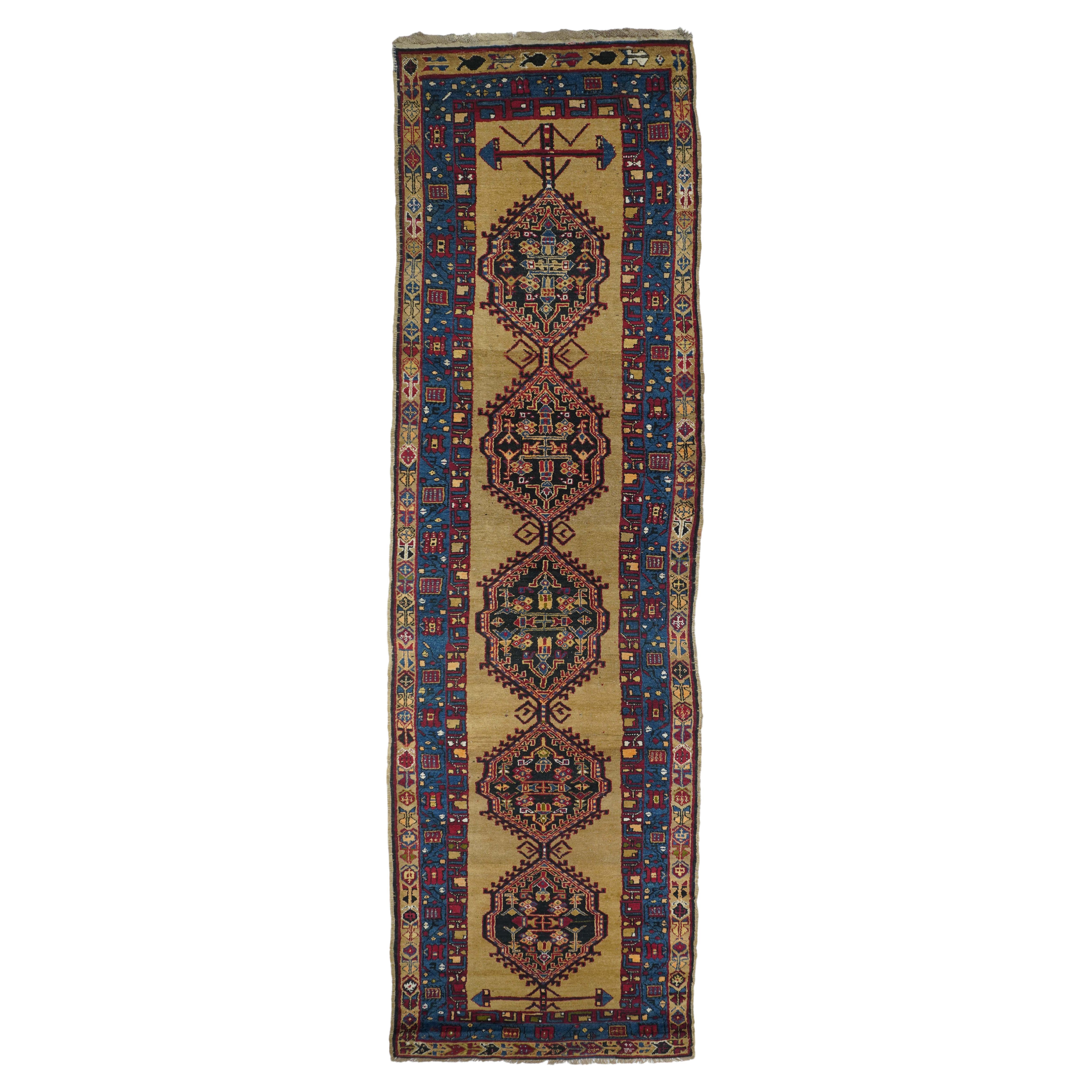 Alfombra antigua Bakshayesh 3'6'' x 14'3''