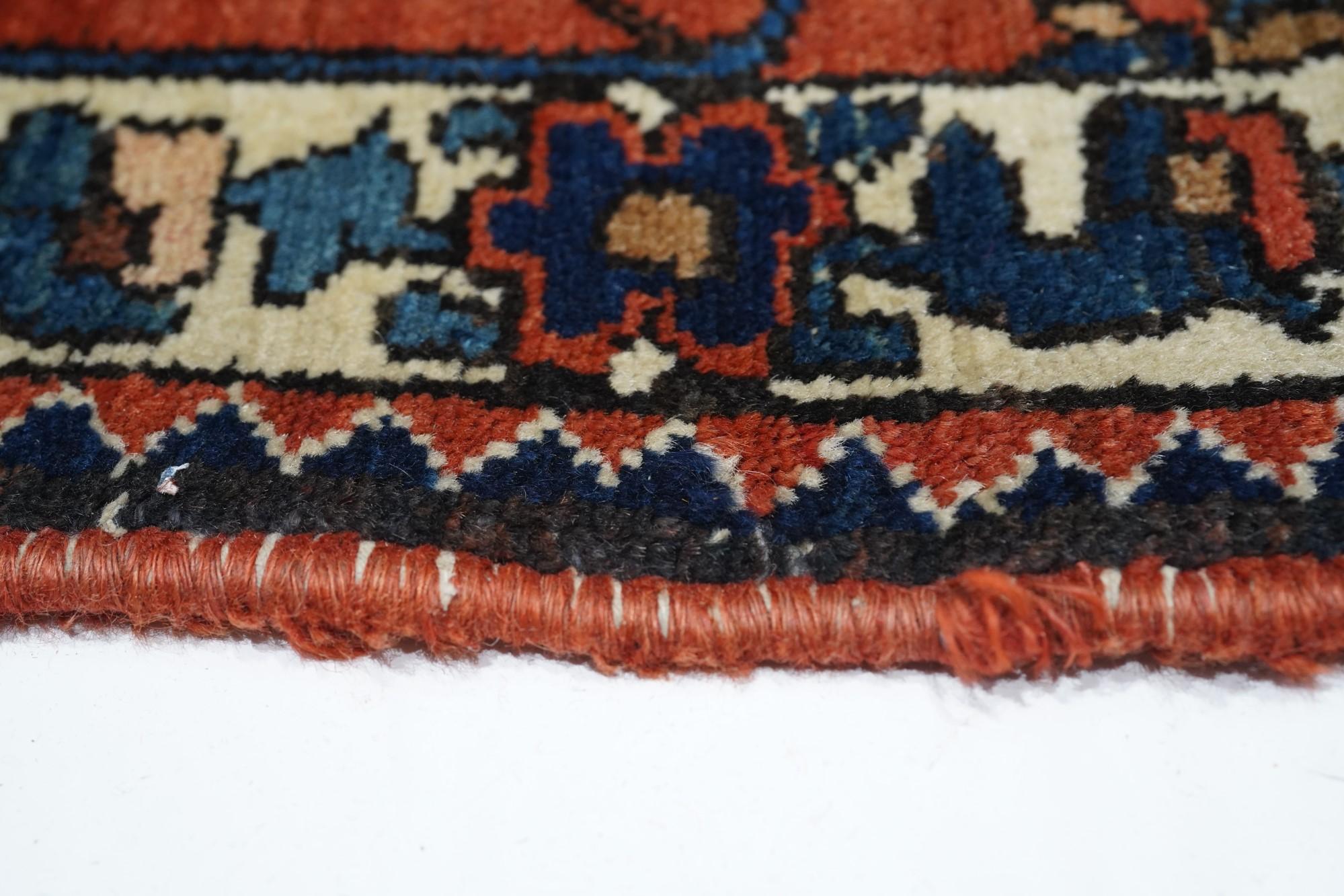 Early 20th Century Antique Baktiari Rug For Sale