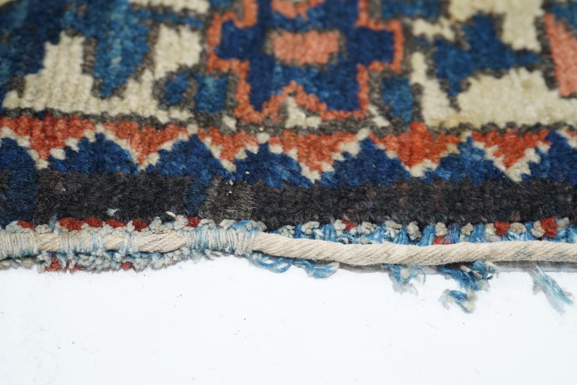 Wool Antique Baktiari Rug For Sale