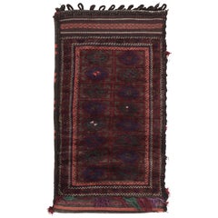 Antique Balisht Tribal Textile Polychromatic Geometric Patterns - Rug & Kilim