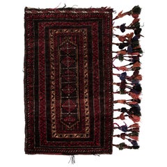 Textile tribal ancien Balisht Motifs géométriques polychromes - Rug & Kilim