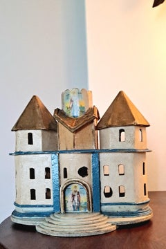 Antique Balkan Handmade Candle Holder