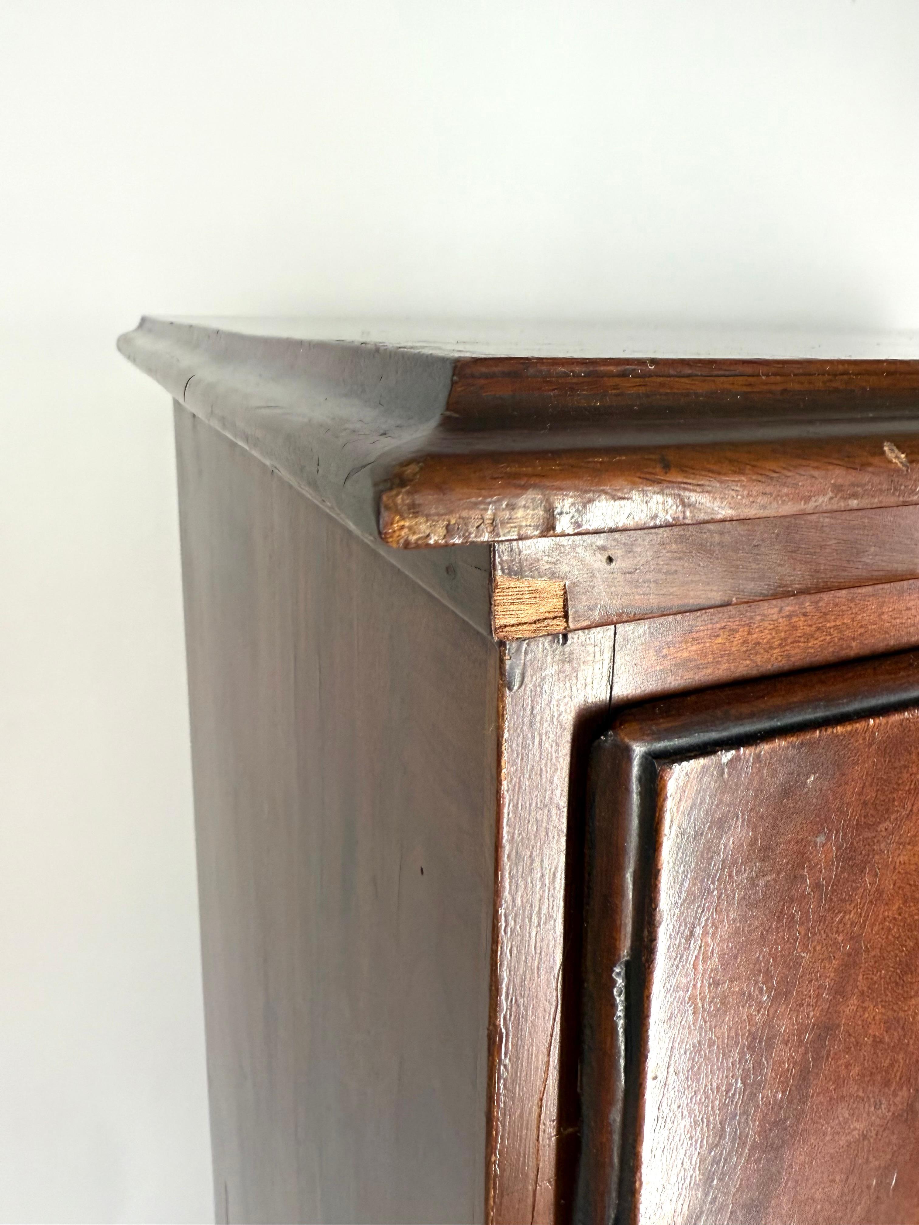 Antique Ball and Claw Mahogany Chest For Sale 6