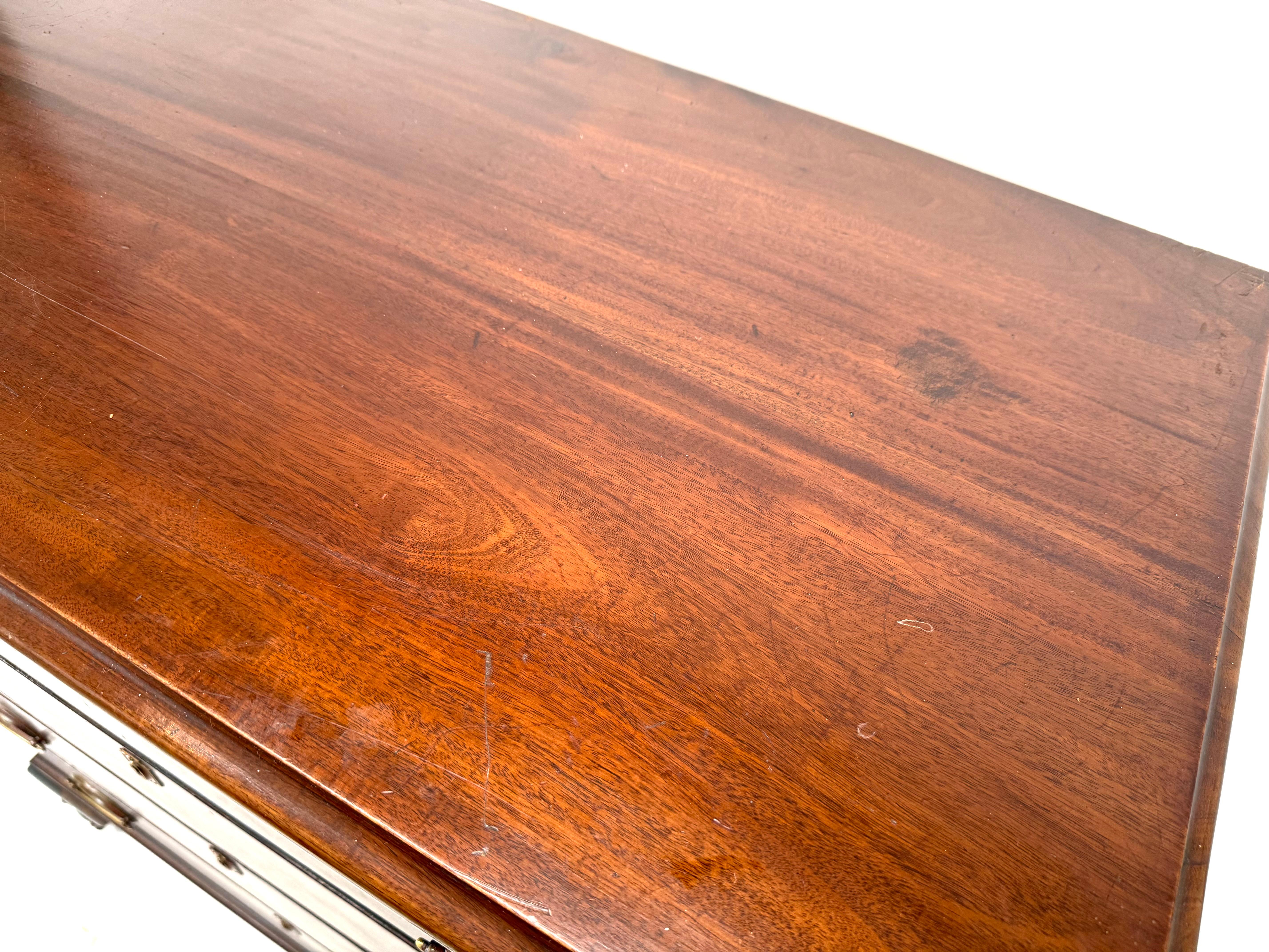 Antique Ball and Claw Mahogany Chest For Sale 2