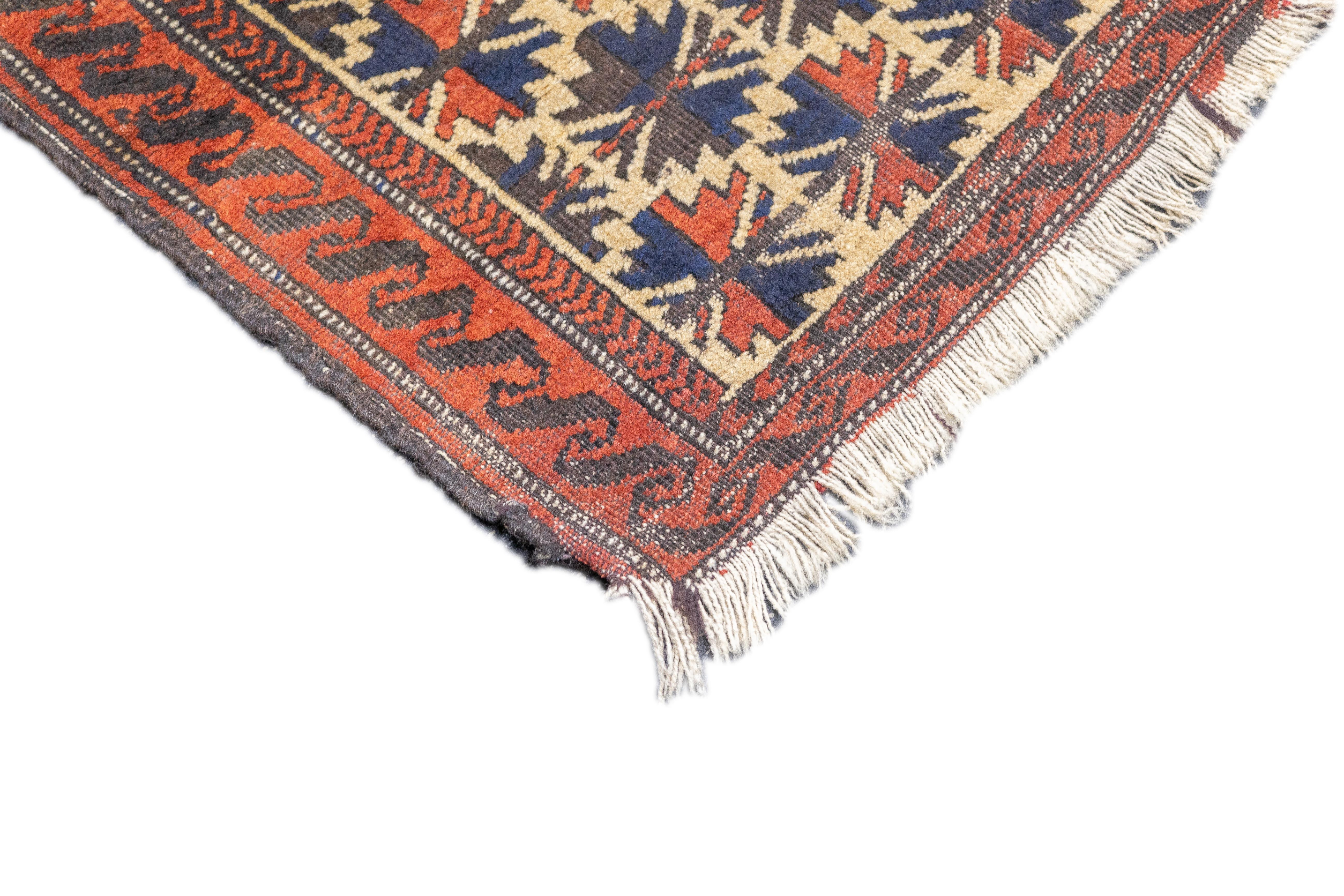 Perse Tapis Balouch antique 2'3'' x 2'11'' en vente