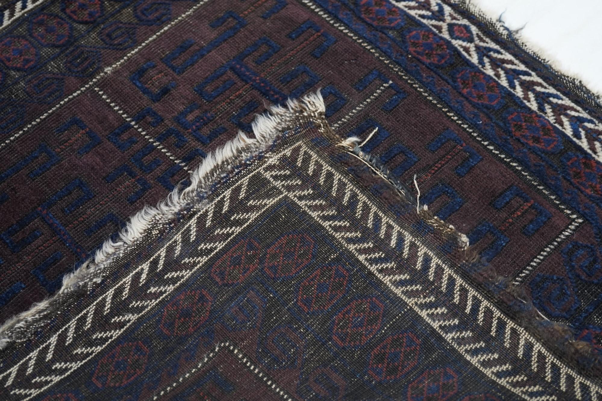 Antique Balouch Rug For Sale 5