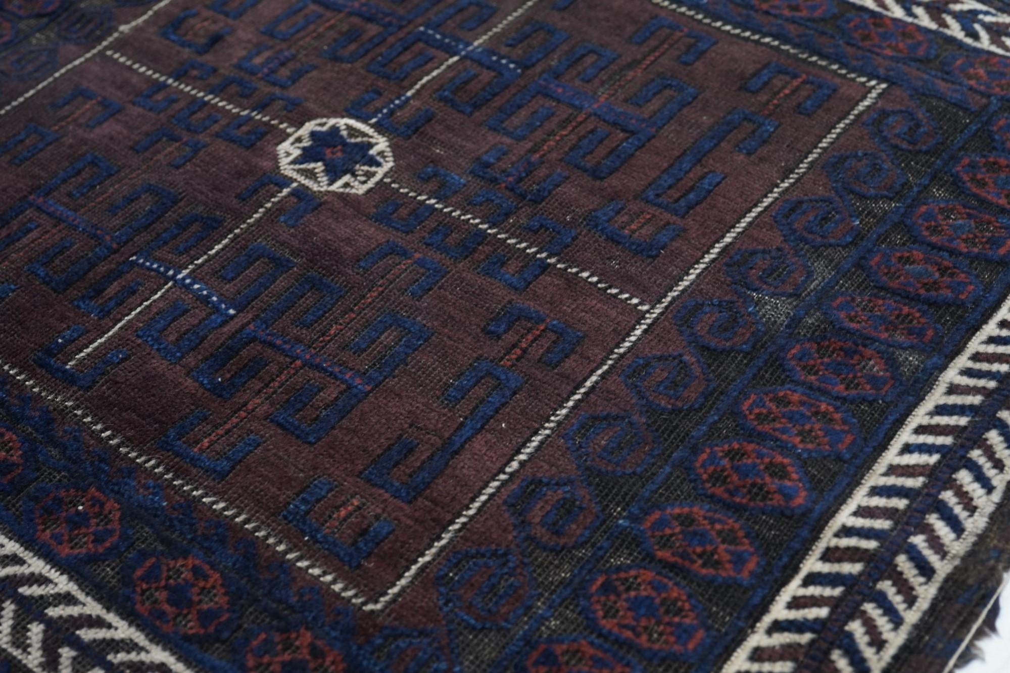 Antique Balouch Rug For Sale 1